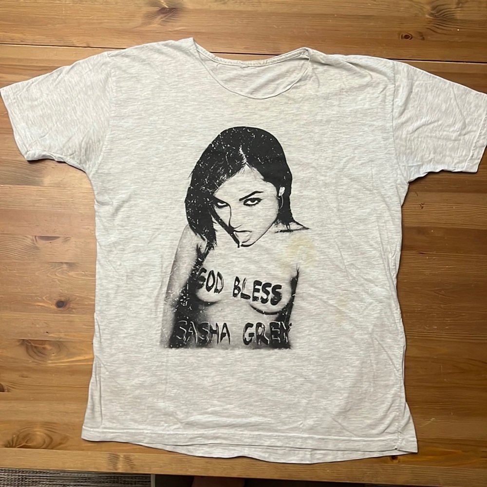 God Bless Sasha Grey soft T Shirt